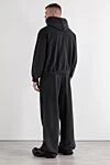 Спортивний костюм худі Laurel Classic з брюками сірий чоловічий Balenciaga - логотип бренду. капюшон. 100% бавовна. Країна виробник: Італія. Догляд: спеціалізоване чищення - фото 4