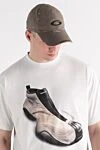 Чоловічі кепки Sports Loop Icon Cargo в кольорі темно-бежевий Balenciaga - вишитий логотип на козирку. 100% прання бавовна ріпстоп. Країна виробник: Італія. Догляд: спеціалізоване чищення - фото 2