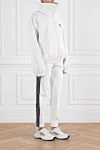 Balenciaga Спортивный костюм Dirty White белый с логотипом - логотип бренда, лампасы на штанинах. 100% полиэстер. застежка-молния. два боковых кармана. Страна производитель: Италия. Уход: специализированная чистка - фото 3