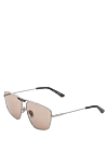 Солнцезащитные очки Tag 2.0 Navigator коричневого цвета Balenciaga - логотип . металл. коричневый. Страна производитель: Италия. Уход: специализированная чистка - фото 2
