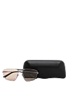 Солнцезащитные очки Tag 2.0 Navigator коричневого цвета Balenciaga - логотип . металл. коричневый. Страна производитель: Италия. Уход: специализированная чистка - фото 4