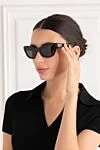 Black Casino Cat Sunglasses Women Balenciaga - BB logo. . Material: 100% acetate. black. Country of manufacture: Italy. Care: specialized cleaning - photo 2