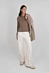 Colonno Long Sleeve Polo Shirt in Soft Cashmere Brown Loro Piana - 100% cashmere. buttons. Country of manufacture: Italy. Care: specialized cleaning - photo 8