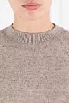 Loro Piana Костюм для прогулянок Feriolo з легкої суміші льону, шовку та кашеміру бежевий - 48% кашемір, 52% льон. Країна виробник: Італія. Догляд: спеціалізоване чищення - фото 5