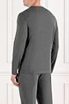 Sweatshirt made of cotton jersey in graphite shade Brunello Cucinelli - 100% cotton. Color: gray. Country of manufacture: Italy. Care: specialized cleaning - photo 4