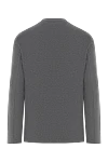 Sweatshirt made of cotton jersey in graphite shade Brunello Cucinelli - 100% cotton. Color: gray. Country of manufacture: Italy. Care: specialized cleaning - photo 6