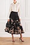 Сорочка Crush Oversize із рами з довгими рукавами жіноча Zimmermann - 100% рами. Колір: бежевий. гудзики. Країна виробник: Італія. Догляд: спеціалізоване чищення - фото 2