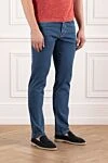 Scissor Scriptor Джинсы с эффектом stone wash и нашивкой из натуральной кожи - 97% хлопок, 3% полиуретан. пуговица, молния. два боковых, два задних, один карман для мелочи. Страна производитель: Италия. Уход: специализированная чистка - фото 3