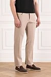Scissor Scriptor The delicate tone of cotton denim from Scissor Scriptor makes the image light and relaxed. The model with a comfortable fit and a classic belt is complemented by functional pockets and contrasting fittings. The elastic fabric guarantees a soft fit without - 98% cotton, 2% polyurethane. button, zipper. two side, two back, one pocket for small items. Country of manufacture: Italy. Care: specialized cleaning - photo 3