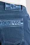 Scissor Scriptor Шорти із темно-синього деніму з фірмовою вишивкою на кишенях - вишивка . 33% модал, 33% поліестер, 25% бавовна. гудзик, блискавка. дві бічні кишені, дві задні кишені, кишеня для дрібниці. Країна виробник: Італія. Догляд: спеціалізоване чищення - фото 5