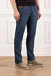 Scissor Scriptor Straight leg jeans in heavy denim with signature leather patch - 53% lyocell, 44% polyester, 3% polyurethane. zipper, button, drawstring. five pockets. Country of manufacture: Italy. Care: specialized cleaning - photo 3