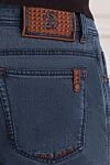 Scissor Scriptor Straight leg jeans in heavy denim with signature leather patch - 53% lyocell, 44% polyester, 3% polyurethane. zipper, button, drawstring. five pockets. Country of manufacture: Italy. Care: specialized cleaning - photo 5