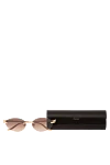 Cartier Panthere Rimless Cat Eye Sunglasses - panther figurine. Material: metal. clerical. Country of manufacture: Italy. Care: specialized cleaning - photo 5