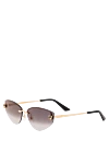 Cartier Panthere Panther Rimless Sunglasses - panther figurine. Material: metal. brown. Country of manufacture: Italy. Care: specialized cleaning - photo 3