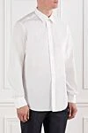 Alessandro Gherardi White cotton long sleeve shirt - 100% cotton. buttons. Country of manufacture: Italy. Care: specialized cleaning - photo 3