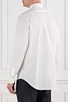 White cotton long sleeve shirt Alessandro Gherardi - 100% cotton. buttons. Country of manufacture: Italy. Care: specialized cleaning - photo 4