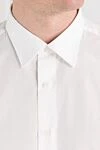 Alessandro Gherardi White cotton long sleeve shirt - 100% cotton. buttons. Country of manufacture: Italy. Care: specialized cleaning - photo 5