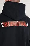 Balenciaga Костюм чоловічий жіноча толстовка з проклеєною спинкою з брюками чорний - логотип бренду. капюшон. 100% бавовна. кишеня кенгуру. Країна виробник: Італія. Догляд: спеціалізоване чищення - фото 5