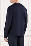 Blue sweatshirt made of soft cotton jersey without decoration Brioni - 100% cotton. Country of manufacture: Italy. Care: specialized cleaning - photo 4