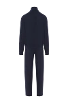 Brioni Dark blue men's sports and leisure suit with a zipper - 93% cotton, 7% polyamide. zipper. two side pockets. Country of manufacture: Italy. Care: specialized cleaning - photo 7