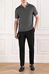 Loro Piana Polo short sleeve - Country of manufacture: Italy. Care: specialized cleaning - photo 1
