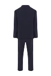 Men's business suit made of pure wool in deep blue color Sartoria Latorre - 100% wool. buttons. two side pockets, one chest pocket. Country of manufacture: Italy. Care: specialized cleaning - photo 6