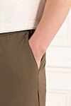 PT01 (Pantaloni Torino) Чоловічі штани прямого крою коричневого кольору із застібкою на блискавку - 79% поліамід, 21% еластан. гудзик, блискавка. дві бічні кишені, дві задні. Країна виробник: Італія. Догляд: спеціалізоване чищення - фото 5