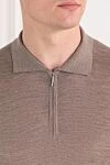 Polo long sleeve Cesare di Napoli - Country of manufacture: Italy. Care: specialized cleaning - photo 4