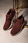 Коричневые мужские кроссовки 360 LP Flexy Walk из шерсти Loro Piana - логотип Loro Piana. 100% натуральная шерсть. шнуровка. Стелька: из телячьей кожи наппа. Страна производитель: Италия. Уход: специализированная чистка - фото 6