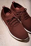 Loro Piana Коричневые мужские кроссовки 360 LP Flexy Walk из шерсти - логотип Loro Piana. 100% натуральная шерсть. шнуровка. Стелька: из телячьей кожи наппа. Страна производитель: Италия. Уход: специализированная чистка - фото 7