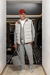 Sneakers 410 LP Walk Wish gray men's wool and genuine leather Loro Piana - Loro Piana logo. 90% natural wool, 10% natural leather. Fastener: lacing. 100% rubber. Country of manufacture: Italy. Care: specialized cleaning - photo 8
