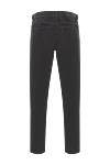 Dark gray corduroy jeans with signature logo Scissor Scriptor - 98% cotton, 2% elastane. buttons, zipper. five pockets. Country of manufacture: Italy. Care: specialized cleaning - photo 6