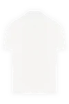 Men's white cotton t-shirt with a soft texture Cesare di Napoli - 100% cotton. Country of manufacture: Italy. Care: specialized cleaning - photo 2