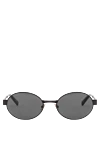 Saint Laurent Sunglasses with round metal frames and nylon lenses. - Decoration: brand logo. Material: plastic. gray. Country of manufacture: Italy. Care: specialized cleaning - photo 1