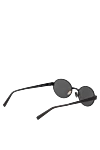 Sunglasses with round metal frames and nylon lenses. Saint Laurent - Decoration: brand logo. Material: plastic. gray. Country of manufacture: Italy. Care: specialized cleaning - photo 4