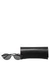 Saint Laurent Sunglasses with round metal frames and nylon lenses. - Decoration: brand logo. Material: plastic. gray. Country of manufacture: Italy. Care: specialized cleaning - photo 5