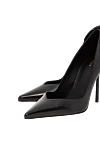 Petalo heels with the signature petal heel Le Silla - Decoration: petal on the heel. Material: 100% genuine leather. Heel height: 100 mm. leather. Country of manufacture: Italy. Care: specialized cleaning - photo 4