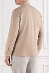 Beige cashmere shirt jacket with patch pockets Lenoci - 100% cashmere. Two chest pockets. Buttons. Country of manufacture: Italy. Care: specialized cleaning - photo 4