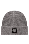 Stone Island RWS Geelong lightweight wool knit hat with Compass logo on the front - Decoration: brand logo. 100% wool. Country of manufacture: Italy. Care: specialized cleaning - photo 1