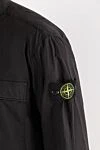 Stone Island Men's overshirt-style shirt with patch pockets - Decoration: brand logo patch. 97% cotton, 3% elastane. 2 chest pockets. Buttons. Country of manufacture: Italy. Care: specialized cleaning - photo 5