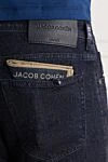 Jacob Cohen Классические синие джинсы с пятью карманами - логотип бренда. 93% хлопок, 6% кашемир, 1% эластан. пуговица, молния. 5 карманов. Страна производитель: Италия. Уход: специализированная чистка - фото 5