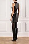 Balmain Платье кожаное - Страна производитель: Франция. Уход: специализированная чистка - фото 3