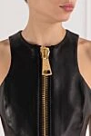 Платье кожаное Balmain - Страна производитель: Франция. Уход: специализированная чистка - фото 4