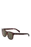 Celine Eyewear Havana Acetate Square Sunglasses - Decoration: brand logo. Material: acetate. green. Country of manufacture: Italy. Care: specialized cleaning - photo 3