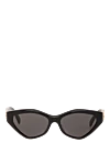 Celine Triomphe 17 sunglasses in black - Decoration: brand logo. Material: acetate. gray. Country of manufacture: Italy. Care: specialized cleaning - photo 1