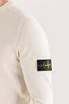 Stone Island В'язаний джемпер з круглим вирізом з легкої органічної бавовни - фірмовий патч. 100% бавовна. Країна виробник: Італія. Догляд: спеціалізоване чищення - фото 5