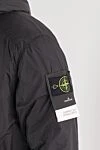 Stone Island Чоловіча куртка-парка з нейлону з капюшоном та фірмовим патчем. - фірмовий патч. Додатково капюшон. 100% поліамід. блискавка, кнопки, куліска. дві бічні кишені. Країна виробник: Італія. Догляд: спеціалізоване чищення - фото 5