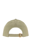Бейсболка Triomphe із бавовняного габардину зелена Celine - логотип бренду. Склад 100% бавовна. Країна виробник: Італія. Догляд: спеціалізоване чищення - фото 4