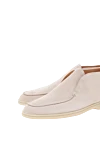 Cesare di Napoli Замшеві лофери світлий крем з м'якою фактурою і легкою підошвою. - контрастна підошва. 100% замша. Країна виробник: Італія. Догляд: спеціалізоване чищення - фото 5