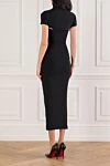 A black silk jersey dress with cutouts Alaia - 100% silk. Country of manufacture: Italy. Care: specialized cleaning - photo 4